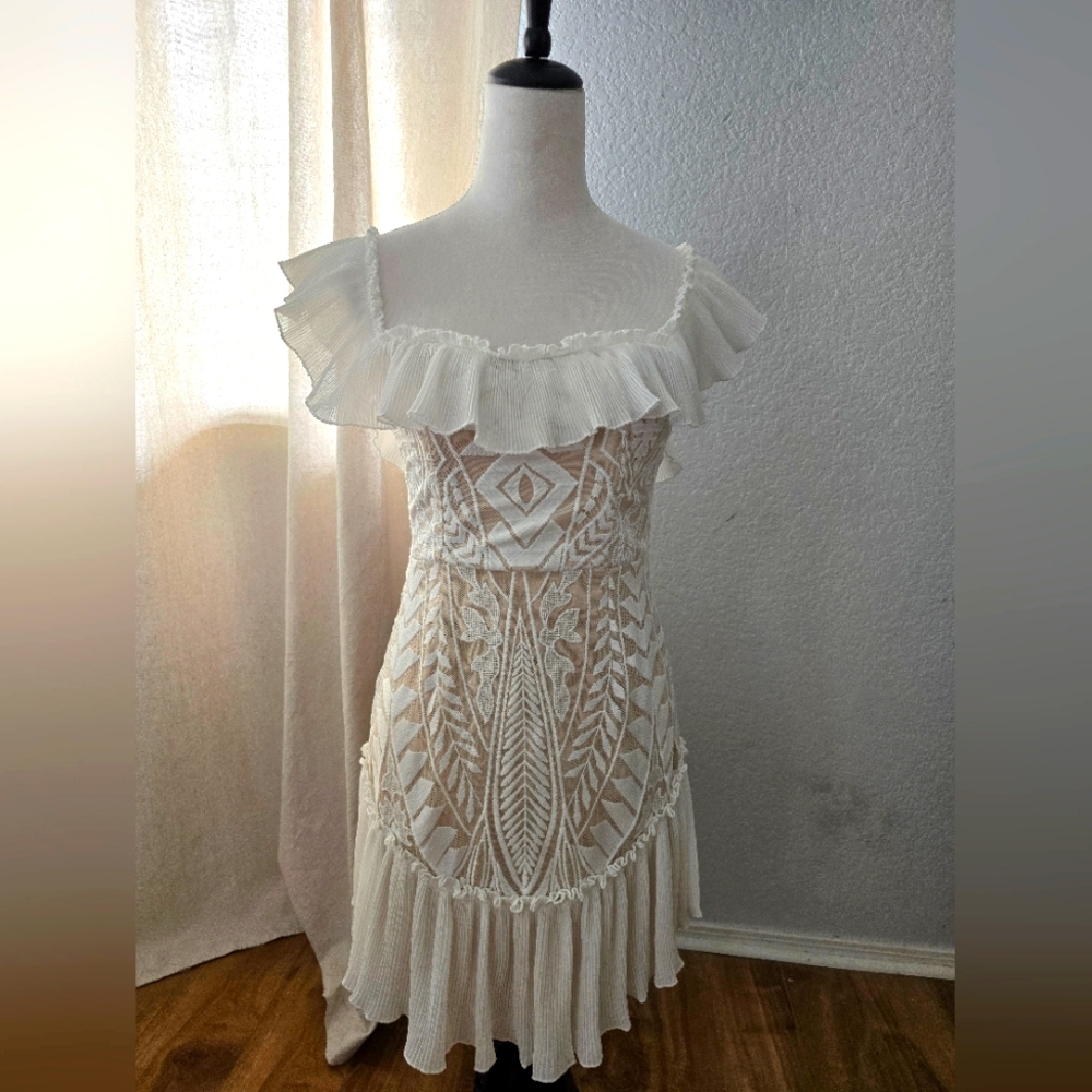 Saints + Secrets Western Style Mini Dress Size Small